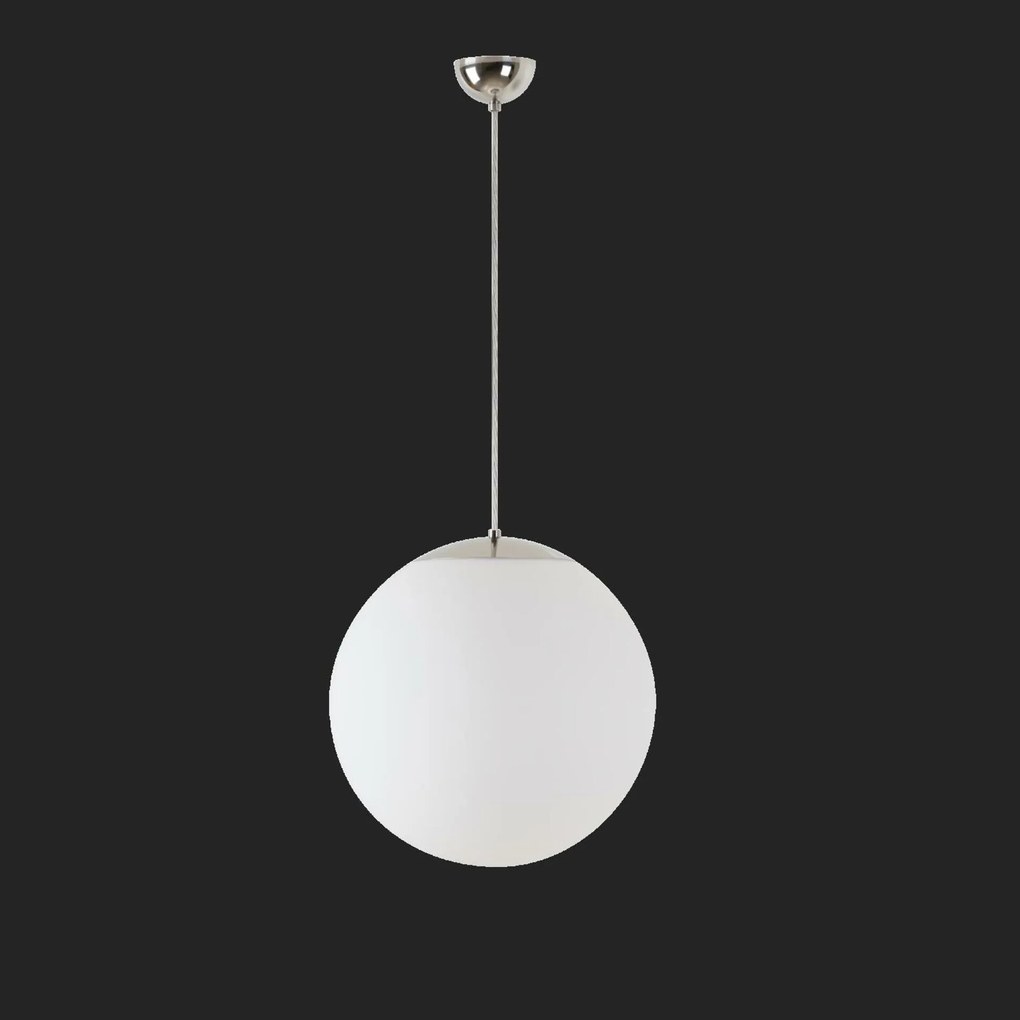 Osmont 63813 Isis S3 Pm-m függesztett műanyag lámpatest, polírozott rozsdamentes acél fehér, Ip