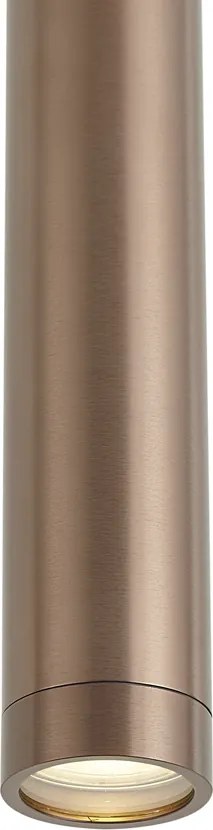 Design függőlámpa sötét bronz GU10 50mm IP44 - Tuba