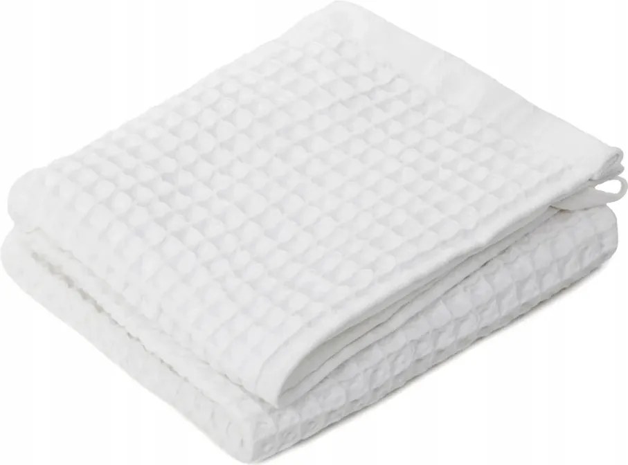 Vaffel törölköző fehér 50x90cm Homla