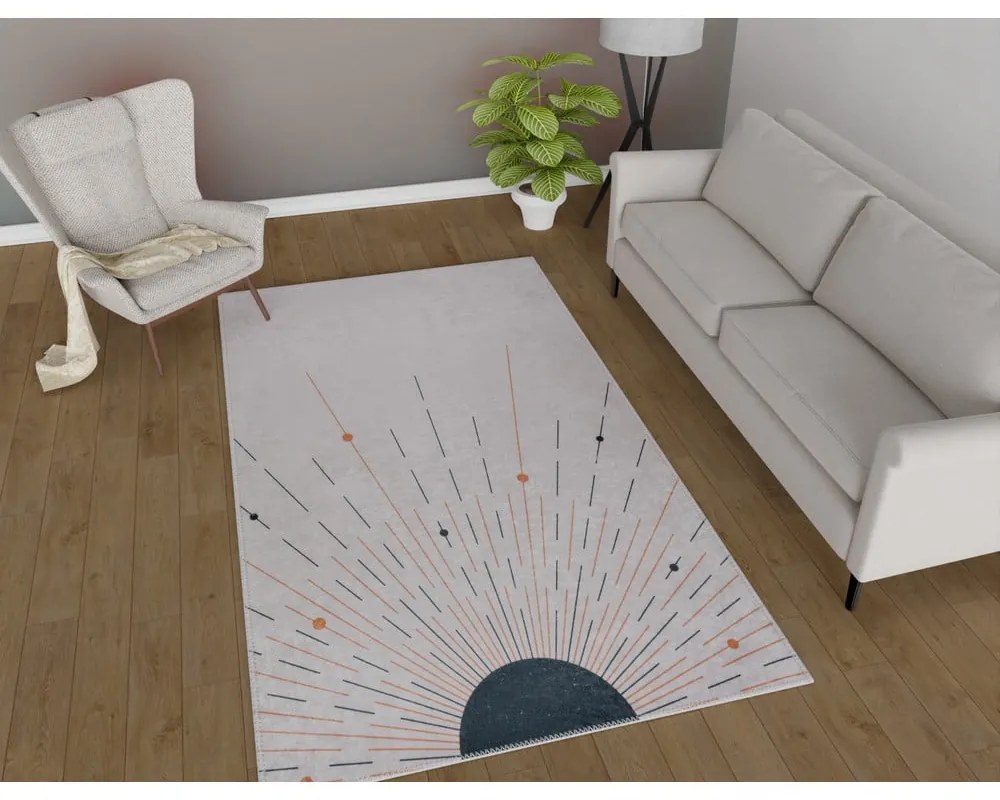 Krémszínű mosható szőnyeg 50x80 cm – Vitaus
