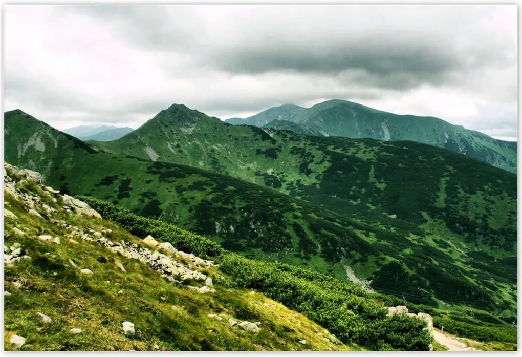 Poszterek 155x105 Tátra Lengyel hegyek Kilátás