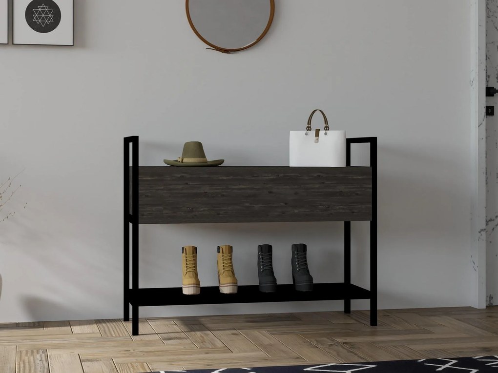 Cipőtároló Musuku 3 (antracit). 1094572