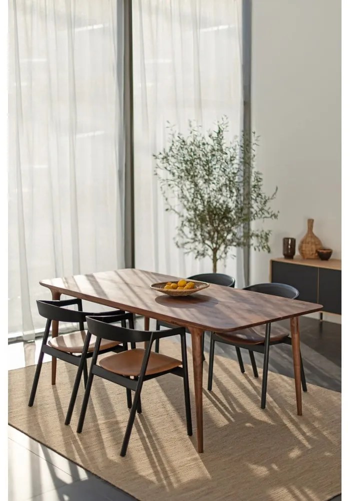 Diófa étkezőasztal 90x200 cm Fawn – Gazzda