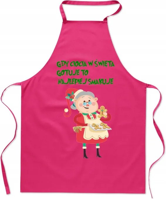 Karácsonyi Konyhai Kötény Amikor A Nagynéni Karácsonykor Főz Tökéletes Ajándék