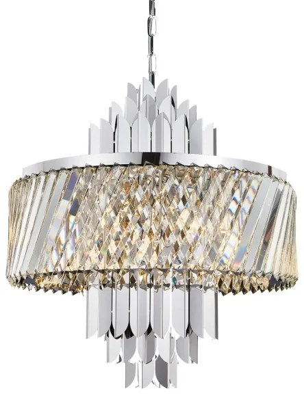 Csillár láncon MARGOT 9xE14/40W/230V króm