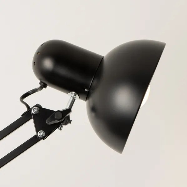 Brilagi - Flexibilis állólámpa TASKER 1xE27/60W/230V 184 cm fekete