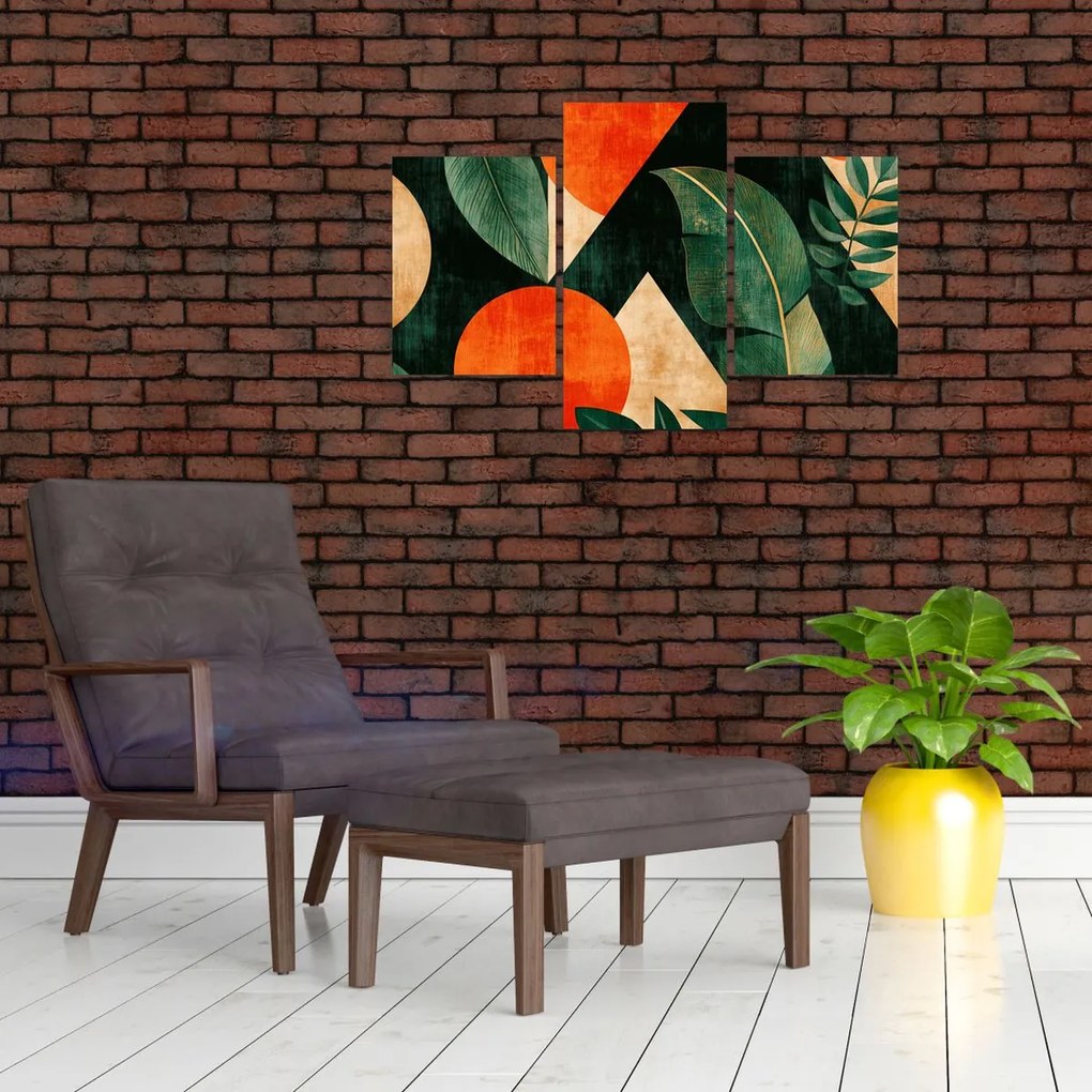 Kép - Geometrikus természeti minták II. (90x60 cm)
