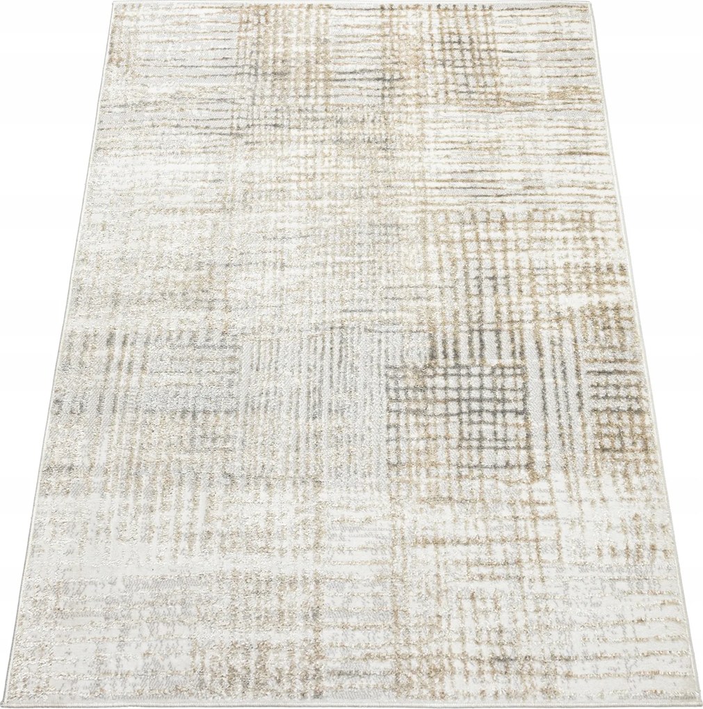 Nagy Nappali Szőnyeg 200x280cm Designer Modern Glamour Bézs