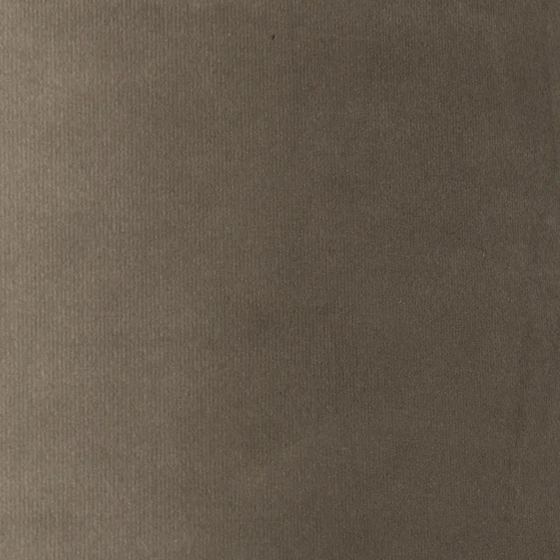 Bársony lámpabúra taupe 35/35/20 arany belsővel