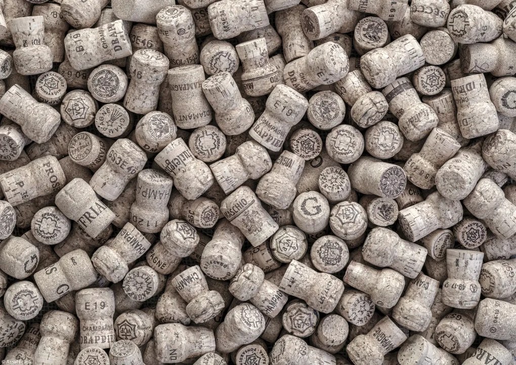 Poszter 29,7x21cm Pezsgős dugók, Assaf Frank