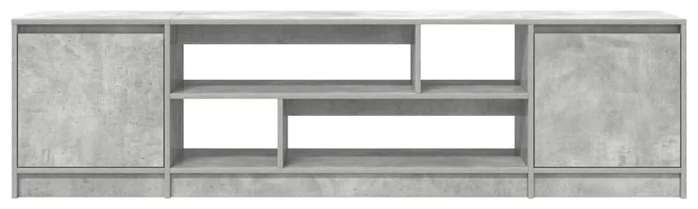 betonszürke szerelt fa TV-szekrény 188,5x41x50 cm
