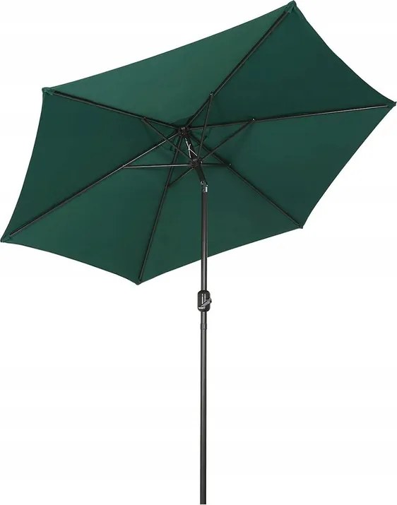 Kerti Napernyő 270 CM Terasz Prémium Zöld Üveg