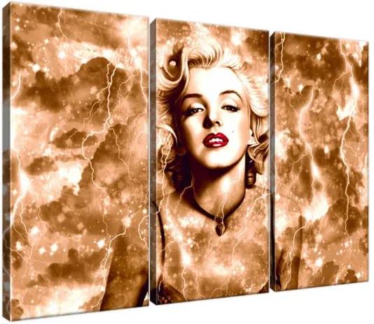 Vászonkép Marilyn Monroe villámok és csillagok 90x60cm 2476A_3J