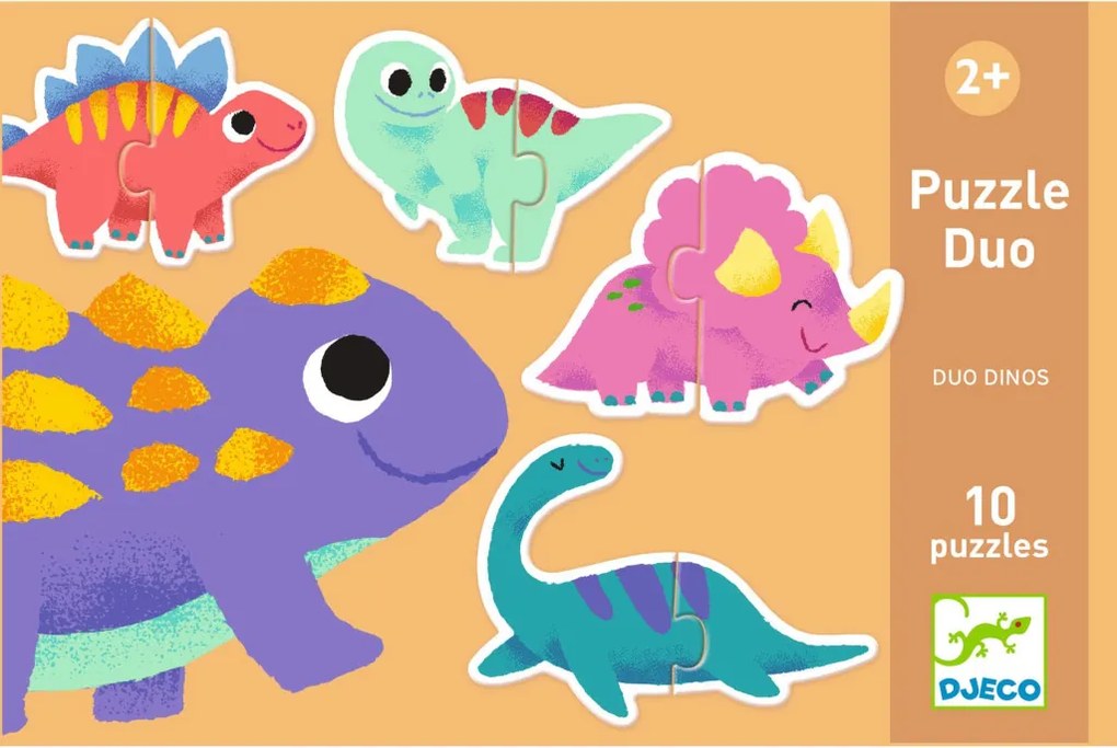 Párosító puzzle - Dinócskák - Duo Dinos