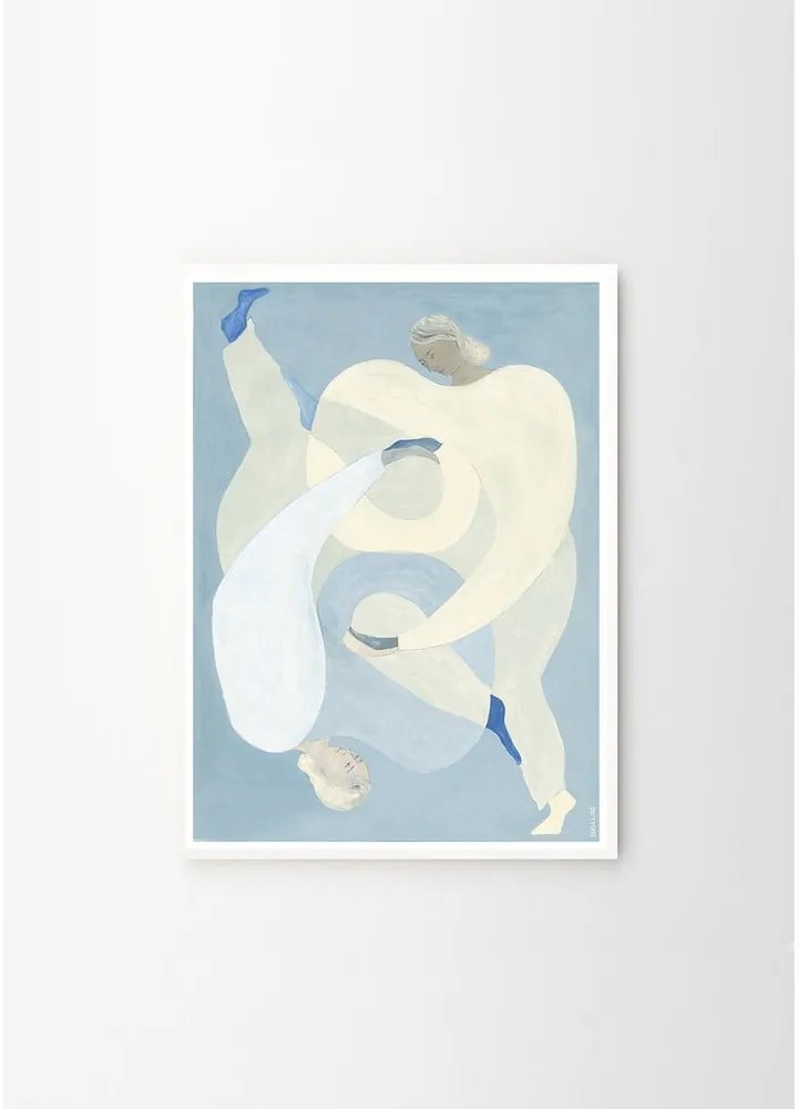 Poszter 70x100 cm Hold You - Blue – Sofia Lind – The Poster Club