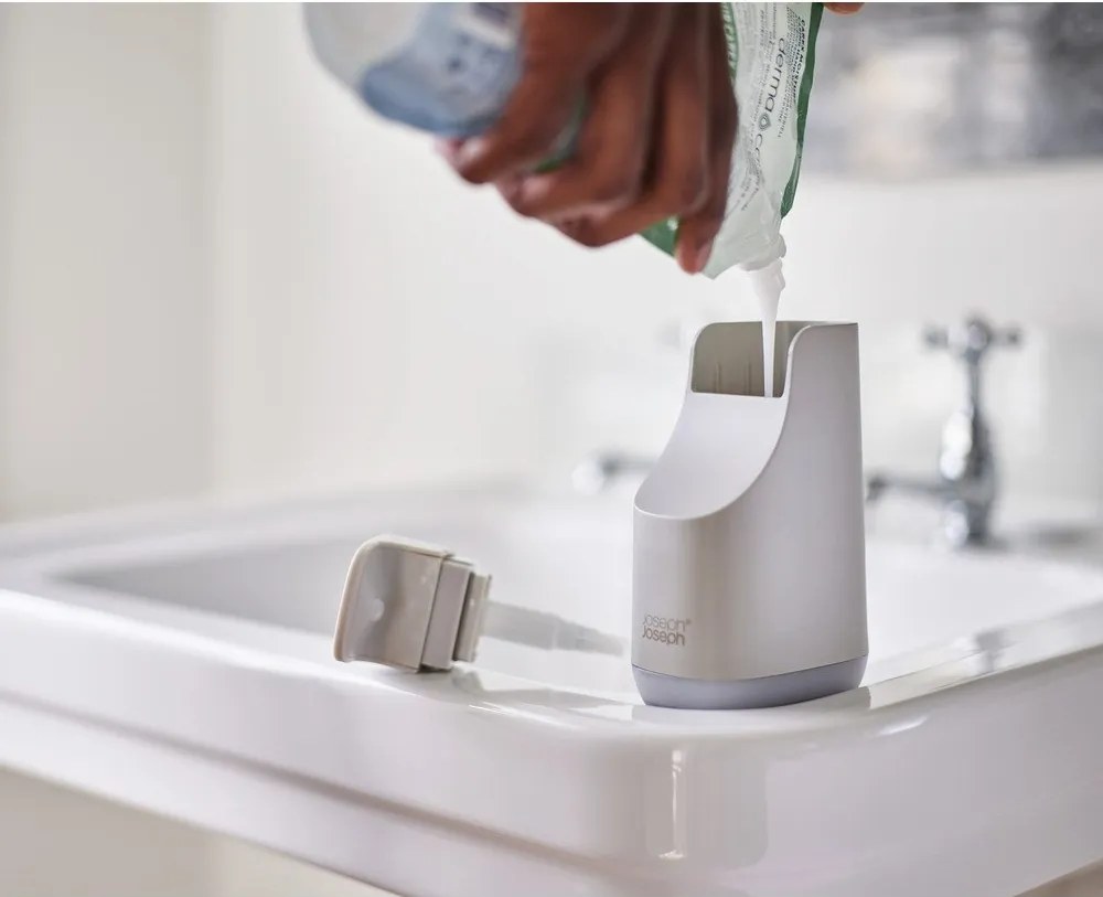 Bézs műanyag szappanadagoló 350 ml Slim – Joseph Joseph