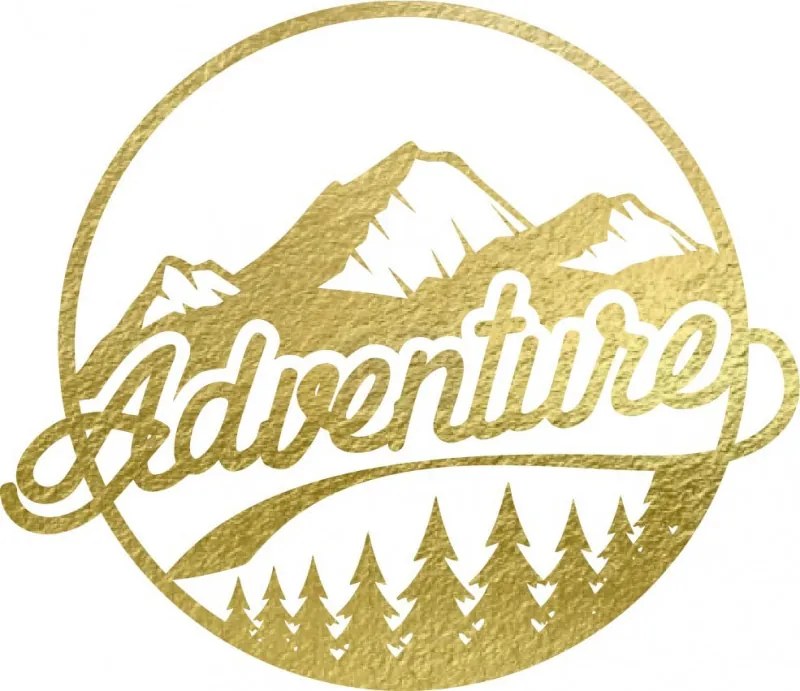 Fából készült falikép természet motívummal - ADVENTURE