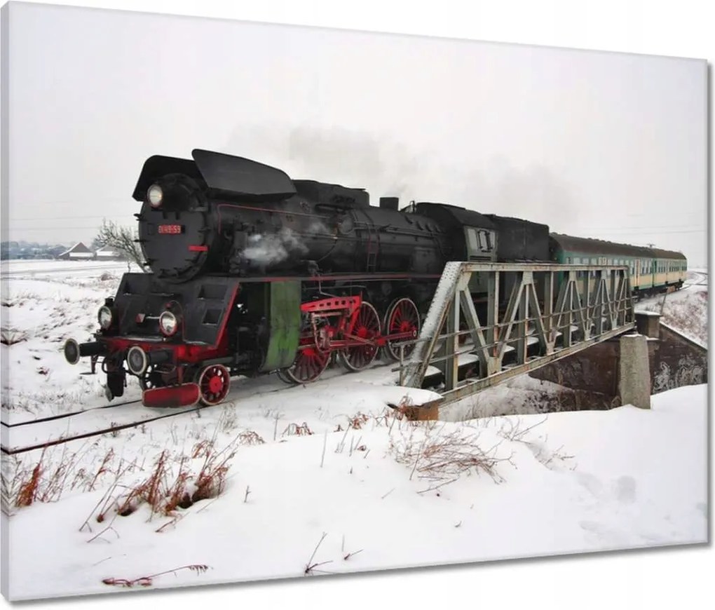 Vászonkép 80x60 Gőzmozdony Ol 49-59