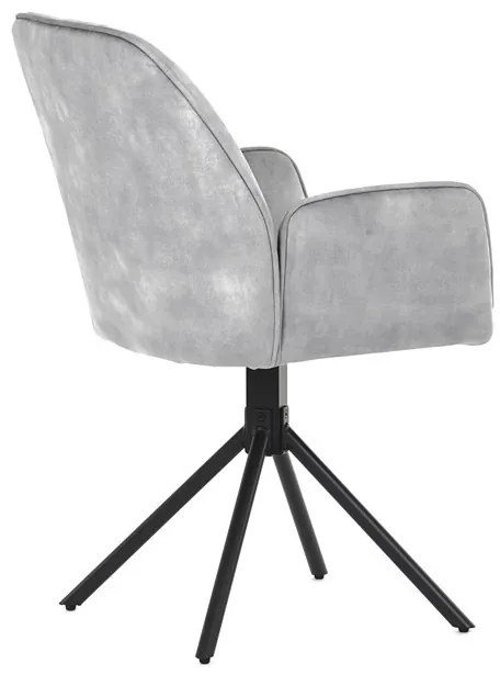 Ezüst Bársony Étkezőszék. HC-511 SIL4