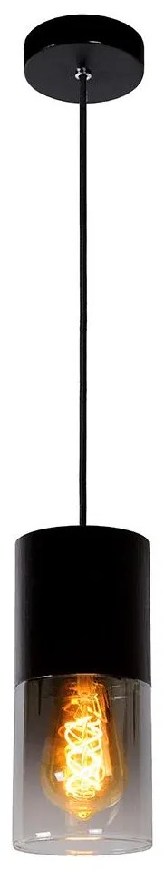 Lucide 74410/01/65 - Csillár zsinóron ZINO 1xE27/60W/230V fekete