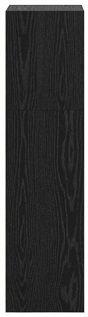 Könyvszekrény Musta tammi 40 x 30 x 114 cm Faanyag