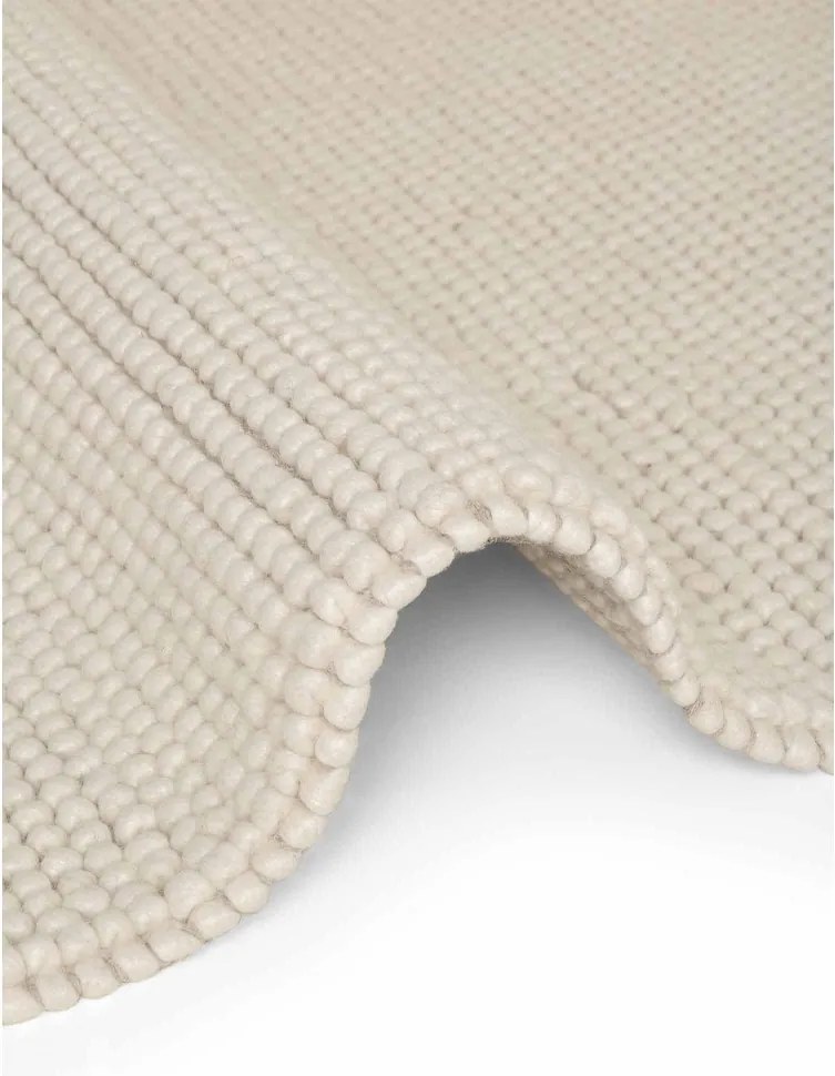 Krémszínű kézi szövésű gyapjú kerek szőnyeg ø 200 cm Richmond Diana – Ted Baker