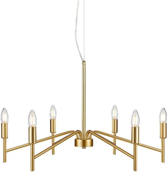 MARKSLÖJD 108210 MONARCH Glamour Csillár Arany E14 IP20