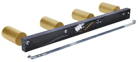 Brilagi - LED dimmelhető spotlámpa SELE GOLDEN 4xGU10/6,5W/230V fekete/arany