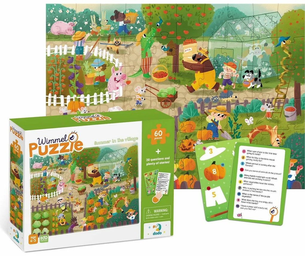 Dodo Puzzle vidéki nyár, 60 darab