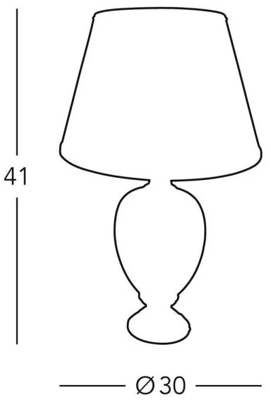 Kolarz 0094.70S - Asztali lámpa DAMASCO 1xE27/60W/230V