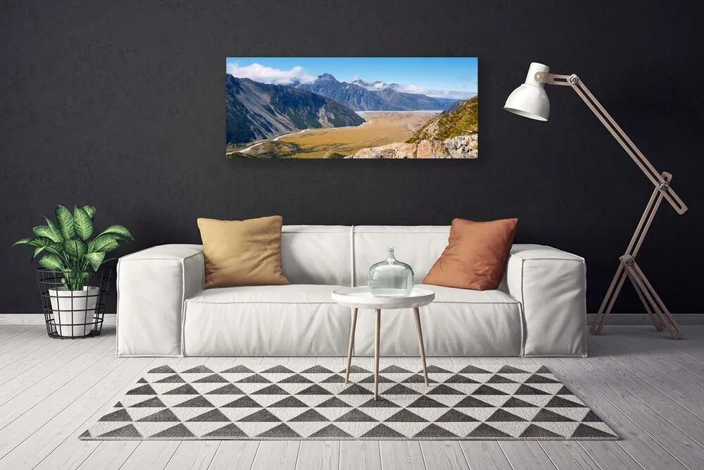 Vászonkép Mountain Valley Landscape 120x60 cm