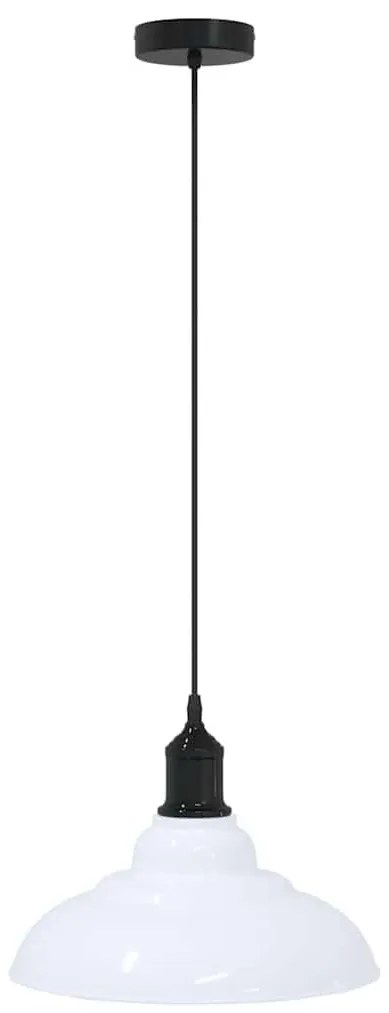 függőlámpa Magassága állítható E27 fényes fehér Ø 31 cm fém