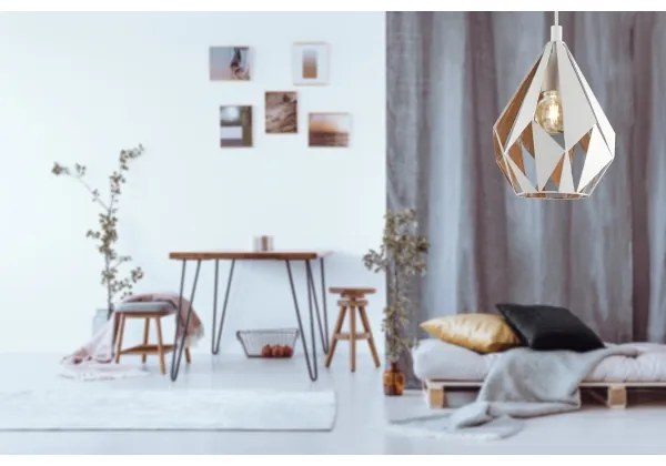 Eglo 43001 - Csillár zsinóron CARLTON 1xE27/60W/230V