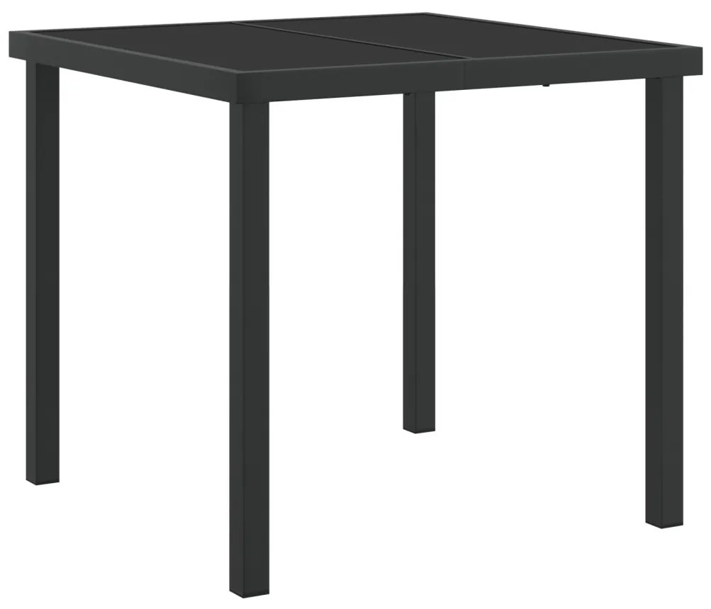 3 részes kert étkező szett antracit acél