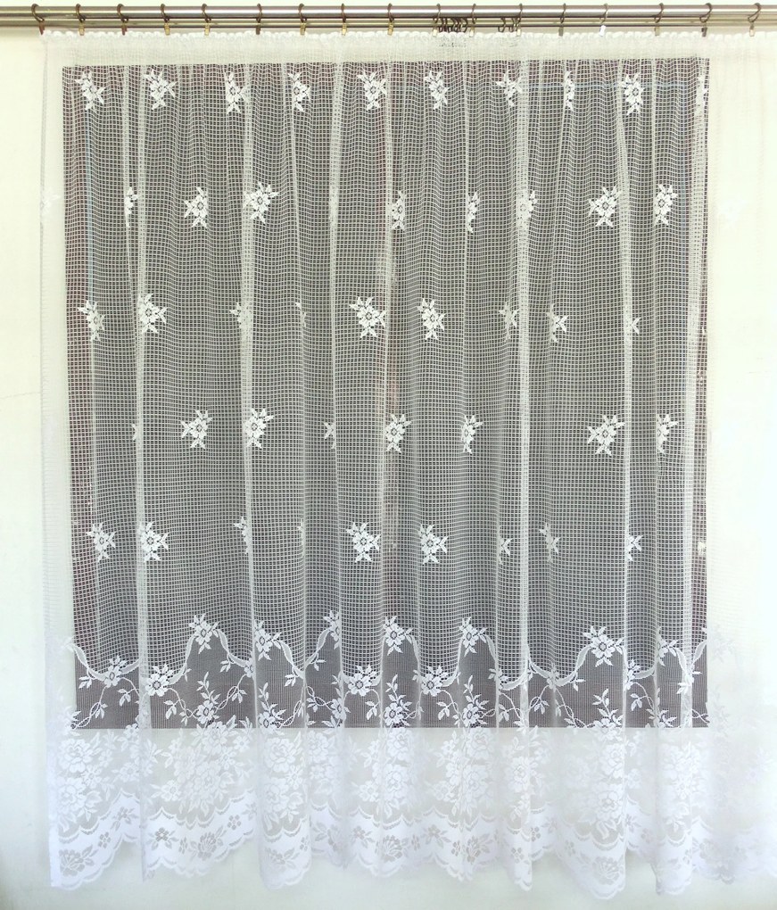 Mg Függöny 663/101 Fehér 250X180cm Kész Szalaggal M