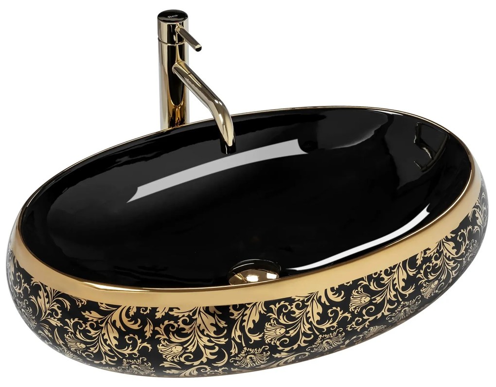 Pultos mosdó Rea Meryl Black / Gold