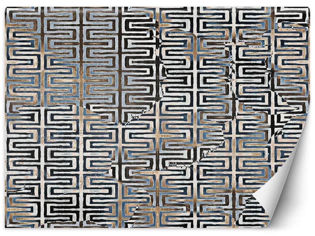 Gario Fotótapéta Arany geometriai minta, csillogás Anyag: Vlies, Méret: 400 x 280 cm