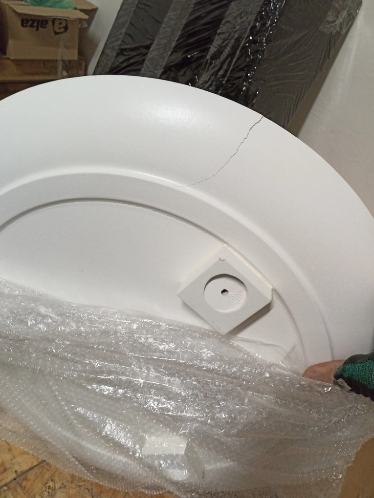 AKCIÓ ISLAND kisasztal Ø 54 cm, fehér II. osztály