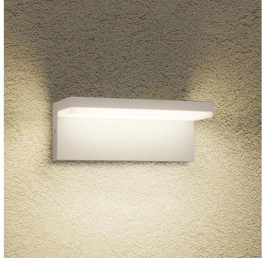 Brilagi - LED kültéri fali lámpatest TESSI LED/10W/230V fehér IP54