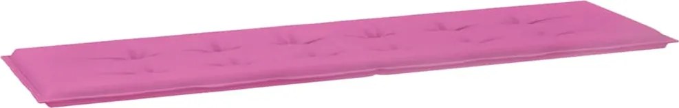 vidaXL Pad párna Egyszínű Rózsaszín 150 x 50 x 3 cm Oxford Szövet