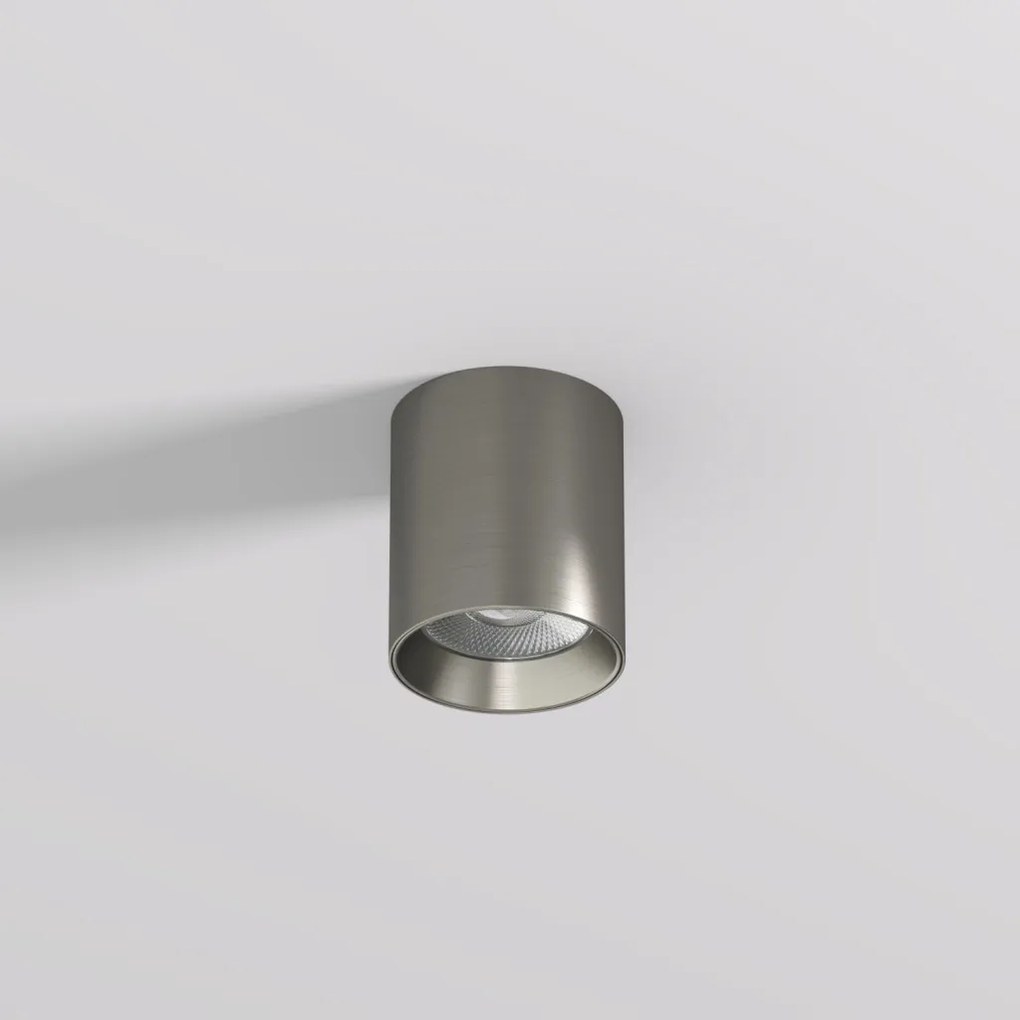 DK/EU-2610-DN Surface mounted ceiling downlight SHINE TUBE series, D70*H80, LED, IP20, 3000К, 10W, RA≥90, dark nickel color, aluminum — DK/EU-2610-DN