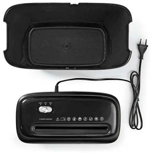 Nedis PASH120BKA4 - Iratmegsemmisítő A4 térfogat 12 l 230V fekete