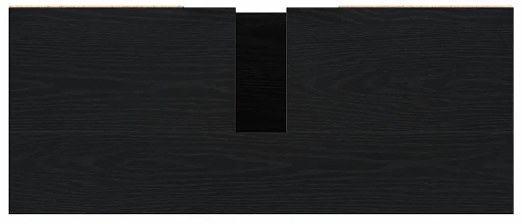 Fürdőszoba Székény fiókkal Musta tammi 80 x 33 x 60 cm Faanyag