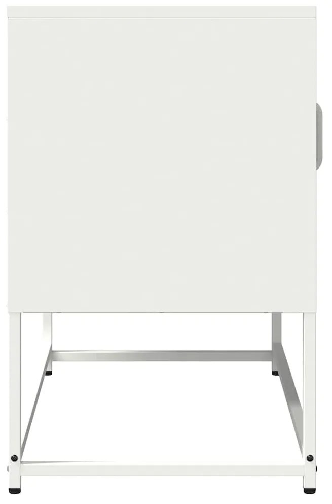 fehér hidegen hengerelt acél TV-szekrény 68x39x60,5 cm