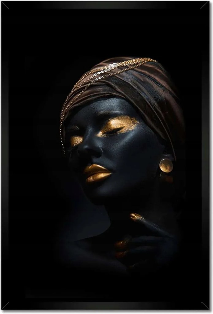 Poszterek keretben 40x60 Arany smink