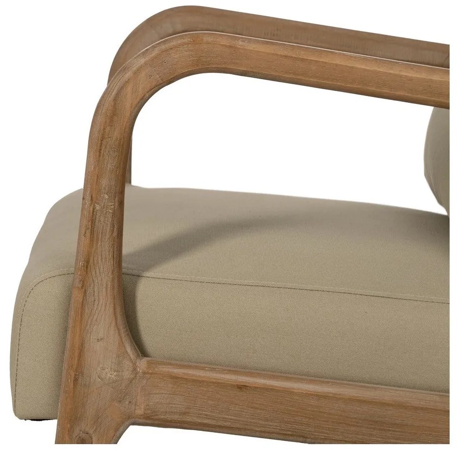 Bézs fotel Weave – Ixia