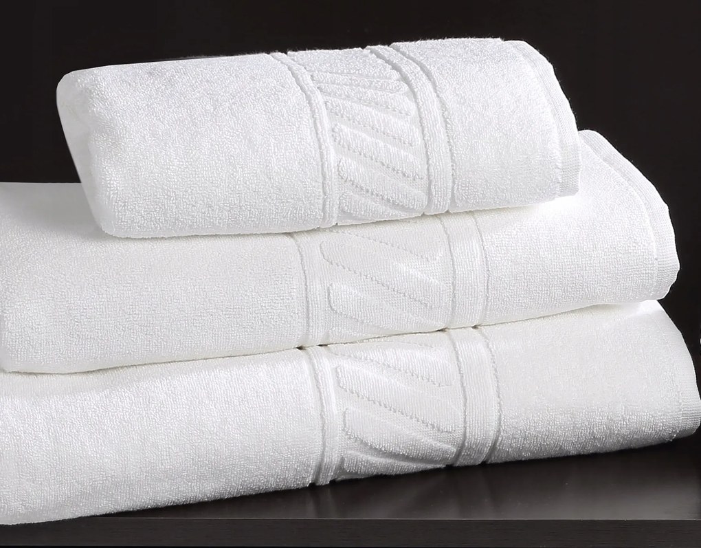 Szállodai Törölköző Portugál Szauna Spa Medence 30x50 cm fehér 500 g/m2 4ELITE