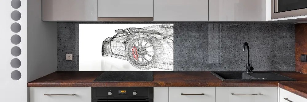 Hátfal panel konyhai Rács autó pksh-135979597