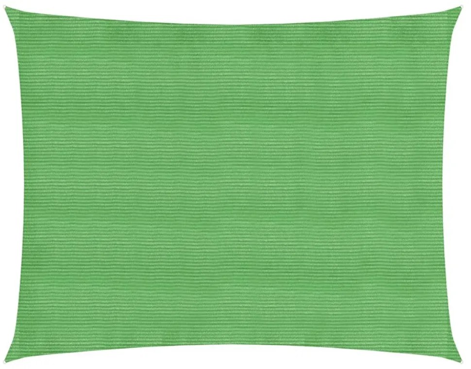 világoszöld HDPE napvitorla 160 g/m² 3 x 4 m