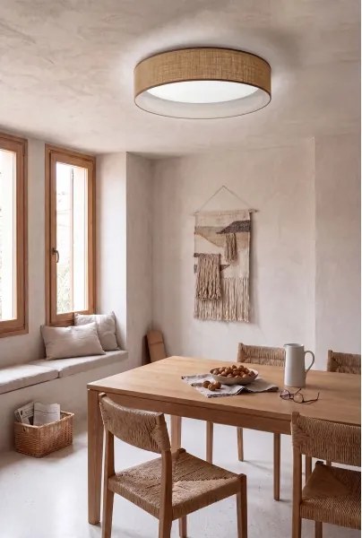 Brilagi - nagy, dimmelhető LED-lámpatest SM. ST. 36W/230V 3000-6000K átm. 55 cm bézs WT + távirányító